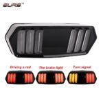 Universal Motorbike Back Light With Indicator DRL Audi Style - Image 2