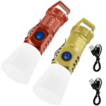 Ultra Bright Mini LED Flashlight with 3 Light Modes, Thumb Torch, Mini Pen Clip Flashlight, IP4 Waterproof Flashlight, Rechargeable Mini Pocket Flashlight for Camping - Image 2