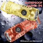 Ultra Bright Mini LED Flashlight with 3 Light Modes, Thumb Torch, Mini Pen Clip Flashlight, IP4 Waterproof Flashlight, Rechargeable Mini Pocket Flashlight for Camping - Image 7