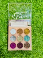 Glitter Butter Sparkle Eyeshadow Palette 9 in 1 Kit for Eye Makeup Shimmer Highlighter Metallic Eye Shadow, Rainbow Eyeshadow Pallets - Image 3