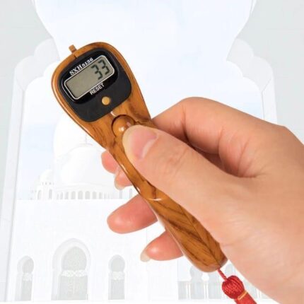 Finger Counter-Islamic Tasbih Bead Digital Finger Rotating Prayer Beads with Digital Counter Counter for Prayer Islamic Tasbih Muslim (Random Color)