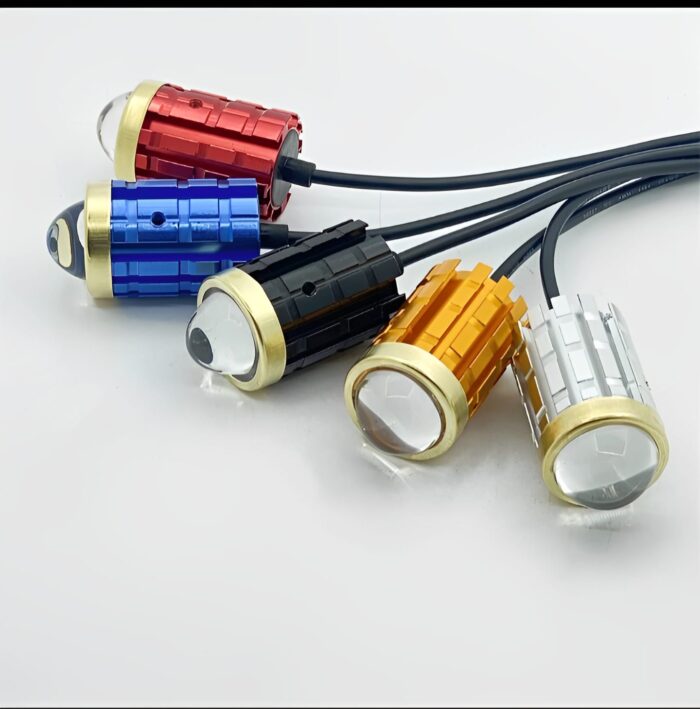 New Mini Driving Fog Light for All Motorcycle, Cars, Jeep 4 Functions White,Yellow,,Combo And Flasher Lens Projectors Auxiliary Light(Random Color) - Image 5