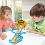 Smart Duck Ladder Climbing race set | Duck Climb Stairs Toy Race Track Slide - Image 2