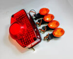 Mini Motorcycle Indicator with Backlight – Suitable for 70cc/125cc Bikes, Compact Design, Fancy Packaging.