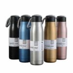 Stainless Steel Insulated Vacuum Water Bottle 550ml, Cola Shape, Leak Proof, with Strong Rope Cap | Hot & Cold Portable Thermos Water Bottle Thermo Mug Stainless Steel Vacuum Flask Mug Insulation Cup (Random Color) - Image 3