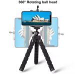 Adjustable Octopus mobile tripod plus holder Mobile Tripod Stand Flexible Tripod Stand With Mobile Holder (random color) - Image 3
