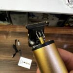 Nikai Professional Hair Trimmer NK-2598 Hair Trimmer Machine For Men | Men Hair Trimmer | Metal Body | Golden Color ( Original ) - Image 3
