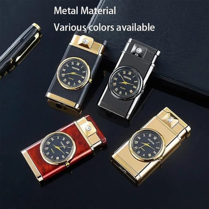 Refillable Fancy Watch Lighter | Best Quality Watch Lighter | Metal Lighter ( Random Color ) ( Without Box ) - Image 8