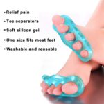 Reusable Gel Toe Separators & Straighteners for Hammer & Overlapping Toes - Unisex ( Random Color ) - Image 13
