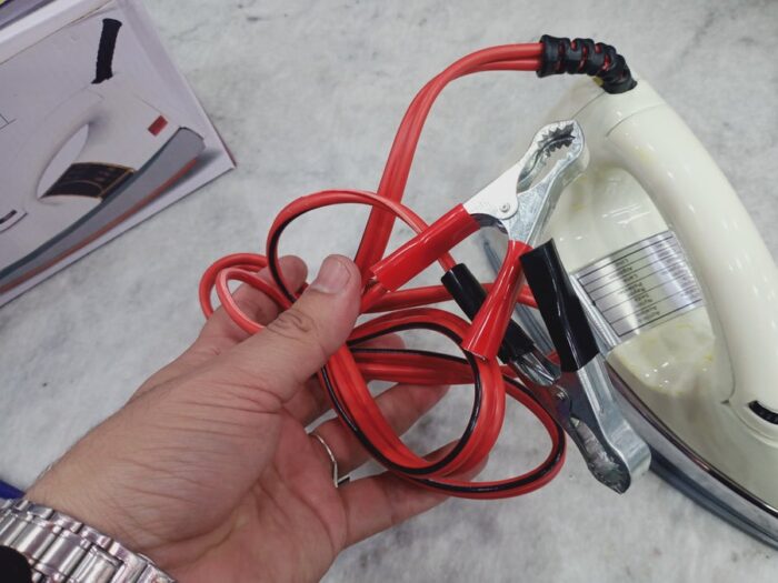 Home Star Solar Iron/Energy Saving Iron | Best Quality 12V Iron | 12 Volt Dry Iron For Heavy Duty | Metal Iron - Image 17