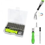 32 in 1 Mini Interchangeable Adjustable Precision Screwdrivers Bit Set Repair Tool Kit With Flexible Bar and Length - Screw Driver Tool Kit - Image 6