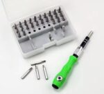 32 in 1 Mini Interchangeable Adjustable Precision Screwdrivers Bit Set Repair Tool Kit With Flexible Bar and Length - Screw Driver Tool Kit - Image 13