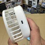 Mini 2 in 1 Portable Fan with LED Light, USB Rechargeable |  7 Inch Portable Travel Fan | Desk Fan 3 Speeds Folding Table Fan Quiet 185° Rotation USB Plug-In - Image 2