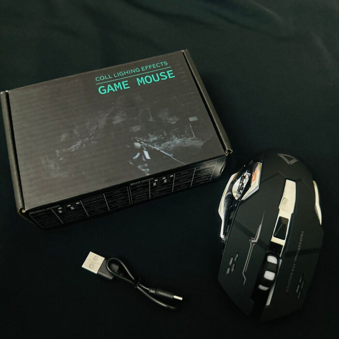 Wireless & Rechargeable Gaming Mouse LED Light Mouse | Ultimate Gaming Wireless Mouse For Laptop PC Computer Gamer - Image 6