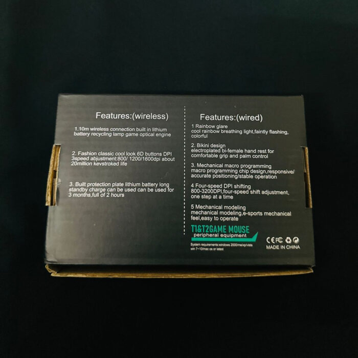 Wireless & Rechargeable Gaming Mouse LED Light Mouse | Ultimate Gaming Wireless Mouse For Laptop PC Computer Gamer - Image 8