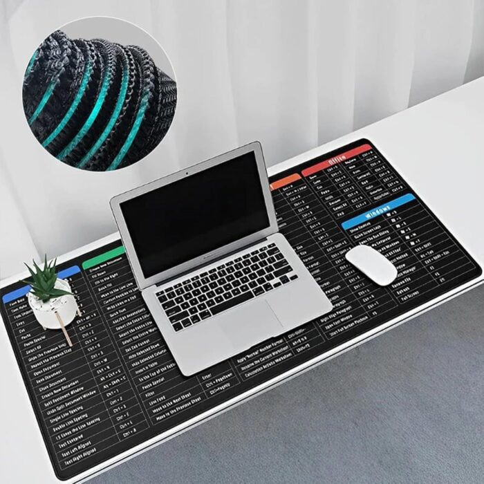 Shortcut Keyboard MAT Office PS Lock Edge CAD/WO/AI/Excel/CDR/PPT Keyboard Table Mat Consignment 30x80cm - Image 3