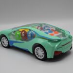 Futuristic Designed Remote-Controlled Toy Car With LED Light Gear Rotation - Image 7