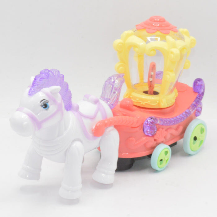 Musical Spin & Glow Carriage Toy With Lights And Melodies - Image 1