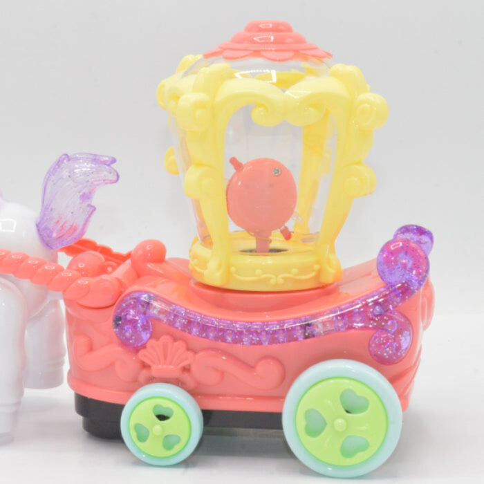 Musical Spin & Glow Carriage Toy With Lights And Melodies - Image 2