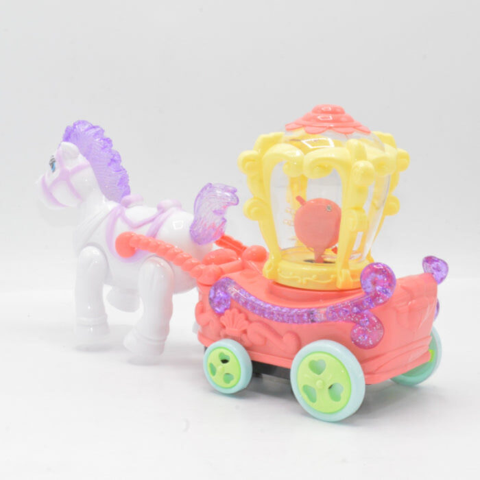 Musical Spin & Glow Carriage Toy With Lights And Melodies - Image 6