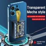 Mini Portable Transparent Power Bank 10,000 mAh (Random color) - Image 4