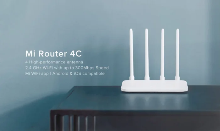 Xiaomi Mi 4c Router 300mbps Wifi Router 5dbi 2.4ghz 802.11a/B/G With Four Antennas - Image 1
