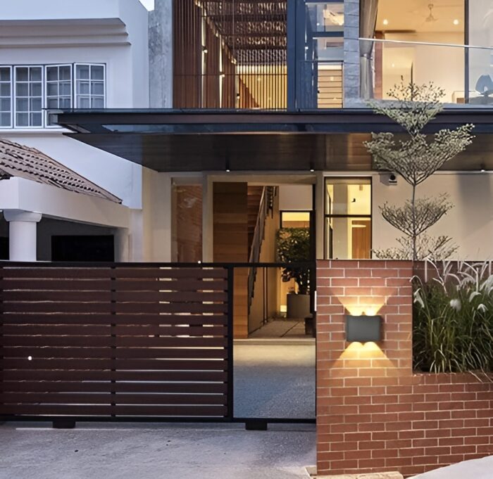 4 Way Outdoor Waterproof Wall Light, Fancy LED light for wall, Aluminium IP65 Waterproof Outdoor Wall Lamps - 4 Watts - Image 4