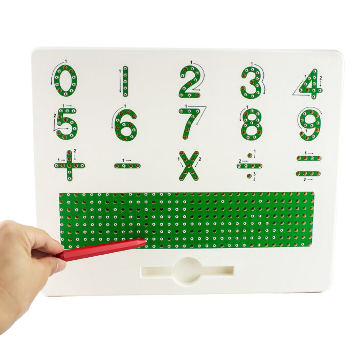 406Pcs Balls Pop Magnetic Numbers Learning Drawing Board - Image 9