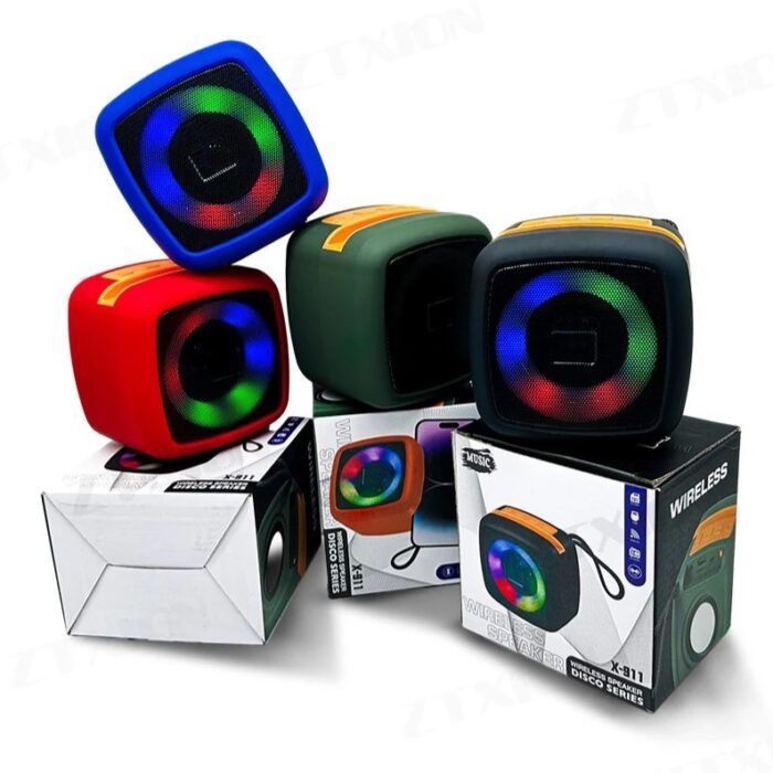 X-911 Professional Designer X-911 Speaker BT Wireless Speaker High Quality Audio Box Speaker Portable - Random Color  - Image 5