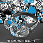 AKZ-38 Graffiti Style Wireless Bluetooth Headphones with 6D Stereo Sound & Built-in Mic - Image 2