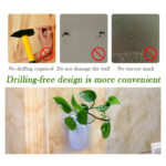 4 PCs Sticky Vase Wall Mounted Plant Holder Decorative Flower Display Vase Wall Decor - Image 7