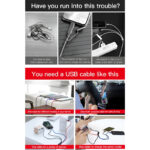 Baseus 4 in 1 Dual iPhone + Type C + Micro USB High Quality Nylon Braided Universal Multi Charging Cable - Image 11