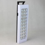 Portable 2.4W Rechargeable LED Hand Lamp Light With Solar Panel Charge Port And Large 1600mAh Battery