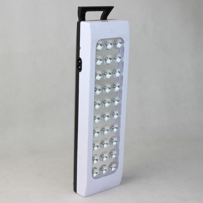 Portable 2.4W Rechargeable LED Hand Lamp Light With Solar Panel Charge Port And Large 1600mAh Battery - Image 1