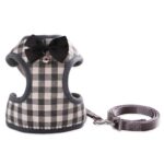 Breathable Soft Harness + Leash Adjustable Reflective Vest For Small Dog & Puppy
