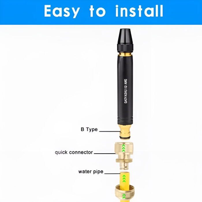 Pack of 2 Multi-Functional High-Pressure Metal Water Spray Nozzles - Image 17