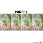 Pack Of 4 x 100 Pcs Glow In The Dark Stars Wall Stickers - Image 3