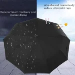 Portable Folding Umbrella for Men and Women - Random colors - Image 5