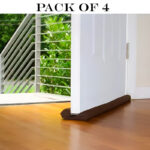 Pack of 4pcs Good Quality 30mm Thickness 39 Inches Wide Door Bottom Sealing Strip Guard - Image 7