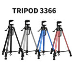 3366 Multi-Functional Professional Lightweight Portable Tripod Stand For Mobile Phones And Cameras - Image 15