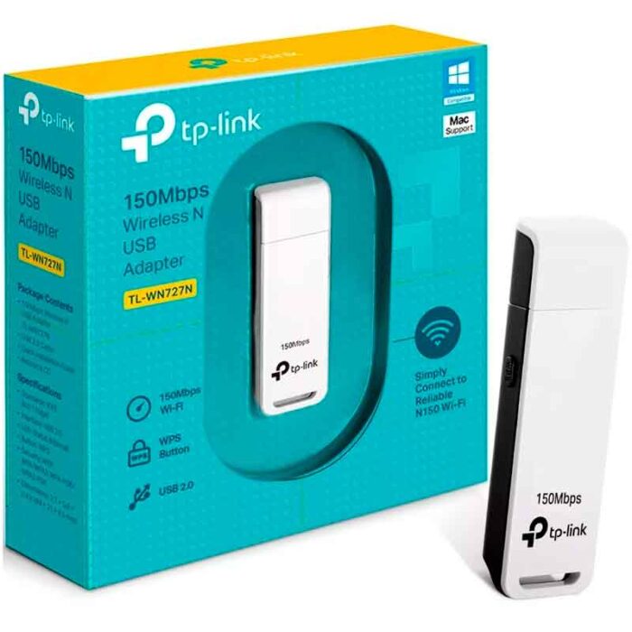 Tp-Link TL-WN727N 150Mbps Wireless USB Adapter - Image 1
