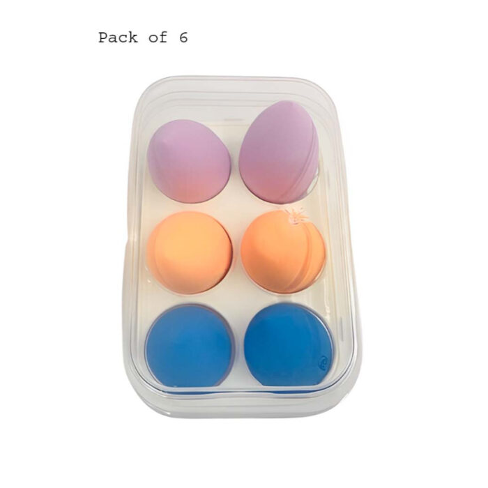 Mini Pack of 6 Beauty Blenders Compact Design for Smooth, Flawless Application - Image 6