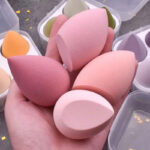 Mini Pack of 6 Beauty Blenders Compact Design for Smooth, Flawless Application