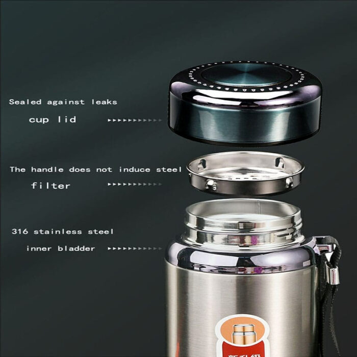 800ml High Quality Stainless Steel Thermos Vacuum Bottle - Image 13