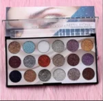 Miss Rose 18 Colors Sequins Glitter Powder High Gloss Pearly Eye shadow Palette - Image 5