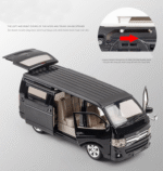 High Simulation 1:32 Toyota Hiace Alloy Die-Cast Model MPV Vehicle With Sound And Light - Image 4