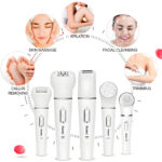 Kemei KM-2199 Multi-Functional Rechargeable Epilator: 5-In-1 Beauty Tools Kit For Women - Image 15