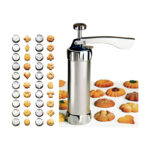 Multi-Pattern Cookie Press Machine DIY Biscuit Maker With 20 Disc Shapes And Stencils - Image 10