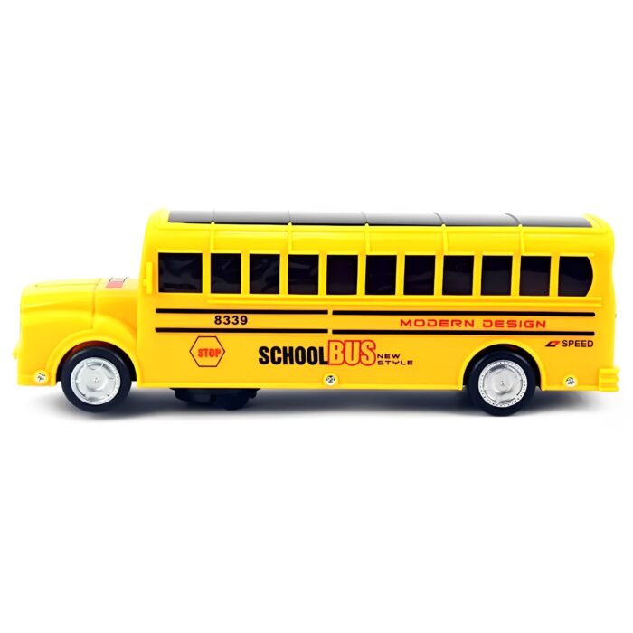 Bump & Go Battery Operated School Bus Toy With Light And Music - Image 4