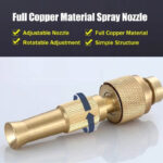 High Pressure Full Copper Material Water Spray Nozzle - Image 7